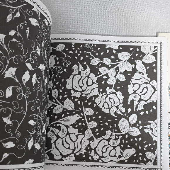 Set of Two Adult Coloring Books - The Menagerie and Magic Garden - Picture 5 of 16